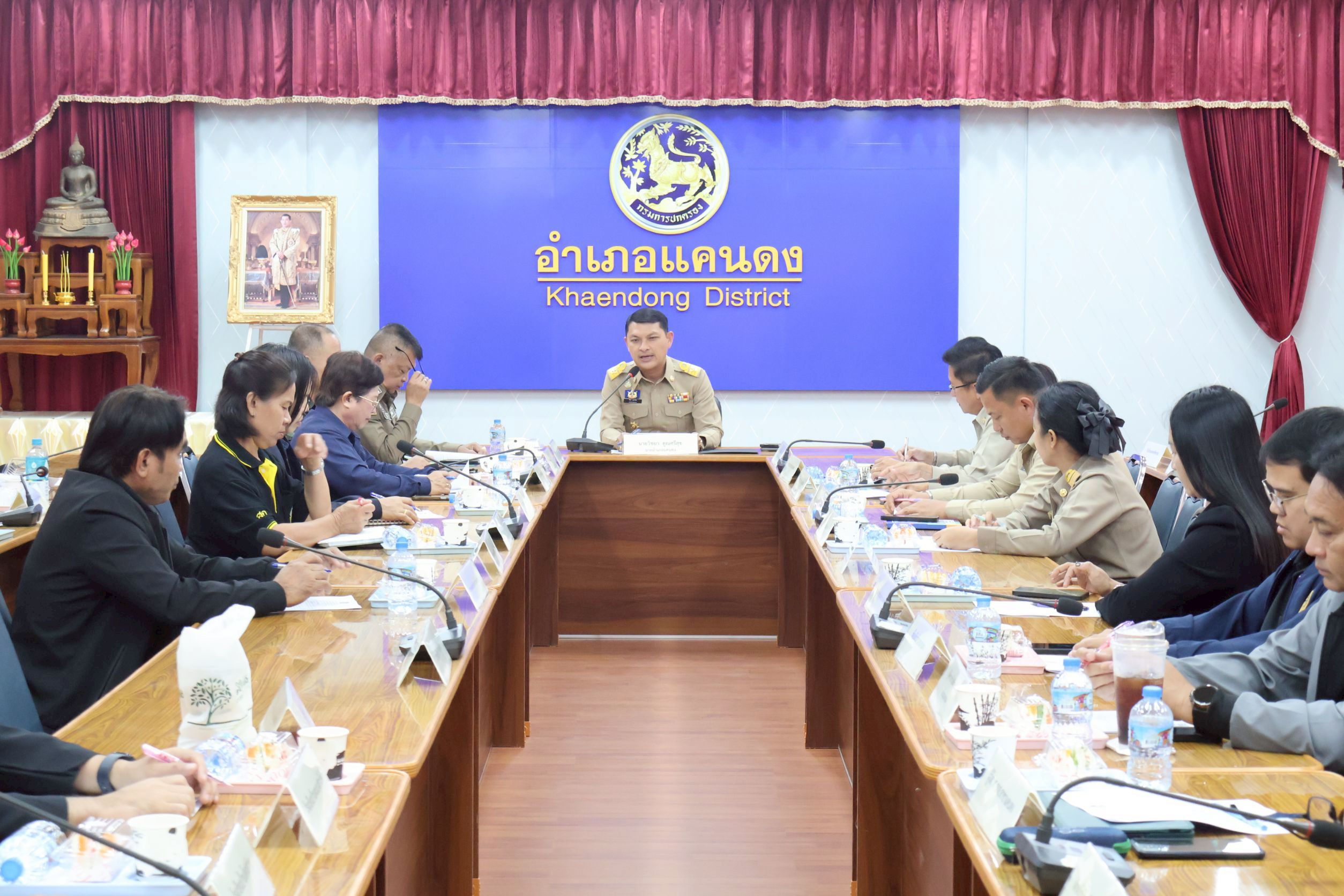 CDD Khaen Dong : GROWTH TEAM Khaen Dong  จังหวัดบุรีรัมย์ ร่วมการประชุมหัวหน้าส่วนราชการ ประจำเดือน​มกราคม​ 2569