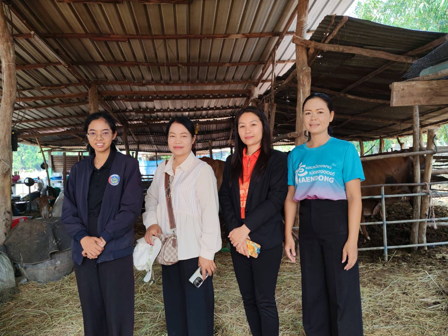 ✨CDD Khaen Dong : GROWTH TEAM Khaen Dong  จังหวัดบุรีรัมย์ - พช.แคนดงลงพื้นที่เยี่ยมเยียนกลุ่มผู้กู้ยืมเงินทุนหมุนเวียนกองทุนพัฒนาบทบาทสตรี เลี้ยงโคเพื่อจำหน่าย บ้านแคนทะเล ม.6 จ.สระบัว ร่วมหารือแนวทางบริหารจัดการกลุ่ม ✨ 