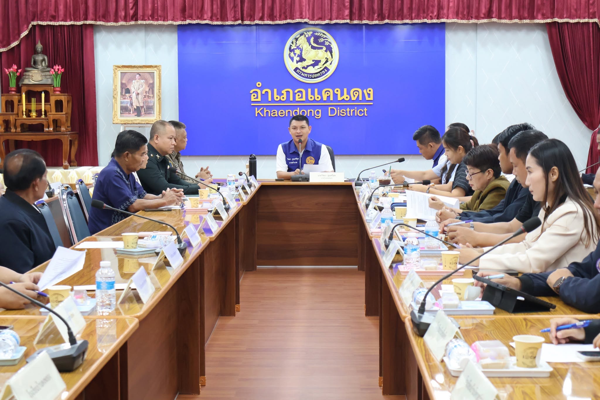 CDD Khaen Dong : GROWTH TEAM Khaen Dong PLUS จังหวัดบุรีรัมย์ ร่วมการประชุมหัวหน้าส่วนราชการ ประจำเดือน​สิงหาคม​ 2569